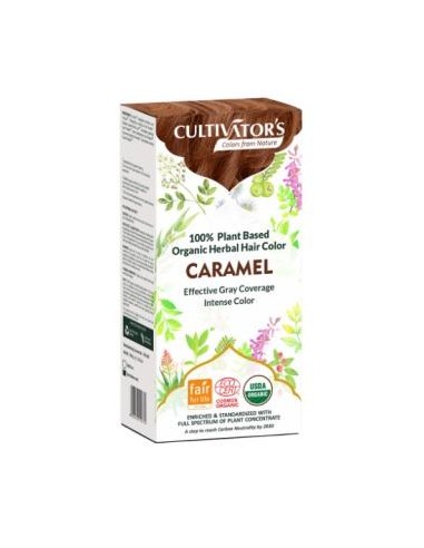 CARAMELO tinte organico 100gr. ECOCERT CULTIVATORS