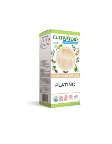 PLATINO tinte organico 100gr. ECOCERT CULTIVATORS