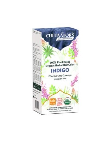 INDIGO tinte organico 100gr. ECOCERT CULTIVATORS