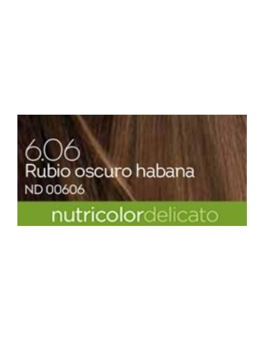 TINTE rubio oscuro habana 140ml 6.06 DELICATO BIOKAP