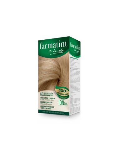 FARMATINT GEL 10N rubio platino 135ml.