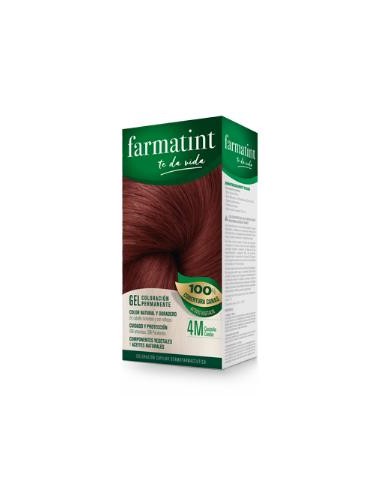 FARMATINT GEL 4M castaño caoba 135ml.