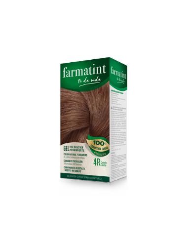 FARMATINT GEL 4R castaño cobrizo 135ml.