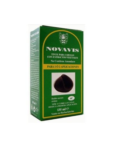 TINTE NOVAVIS 6C RUBIO OSCURO CENIZA 135ml.