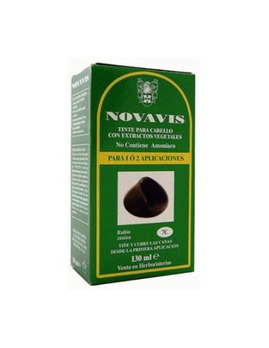 TINTE NOVAVIS 7C RUBIO CENIZA 135ml.