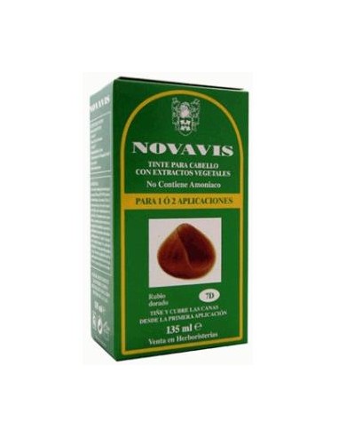 TINTE NOVAVIS 7D RUBIO DORADO 135ml.