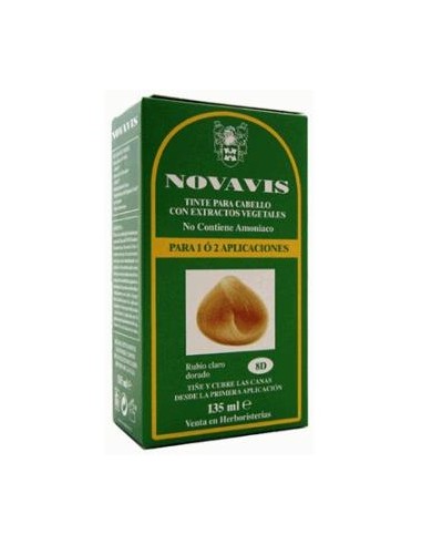 TINTE NOVAVIS 8D RUBIO CLARO DORADO 135ml.