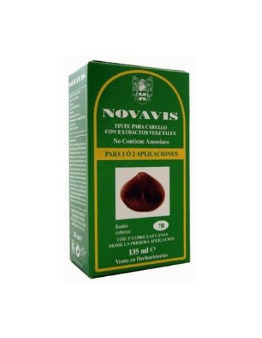 TINTE NOVAVIS 7R RUBIO COBRIZO 135ml.