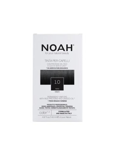 TINTE CAPILAR NEGRO 1.0 140ml. NOAH