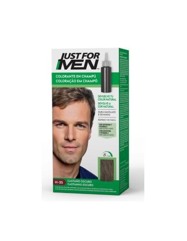 JUST FOR MEN 5 MINUT castaño oscuro H35