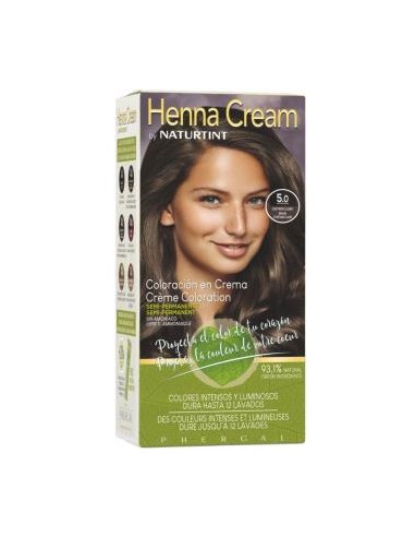 NATURTINT HENNA CREAM 5.0 castaño claro