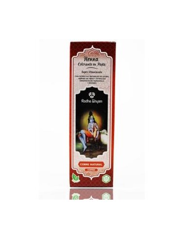 HENNA PASTA COBRE NATURAL 200gr. RADHE SHYAM