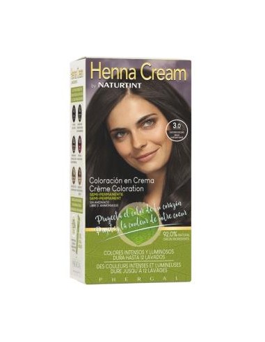 NATURTINT HENNA CREAM 3.0 castaño oscuro