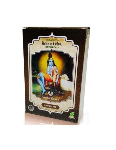 HENNA POLVO BOTANICALS CHOCOLATE 100gr RADHE SHYAM