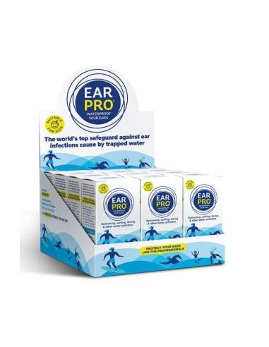 EARPRO oido resistentes al agua spray caja 12x20ml