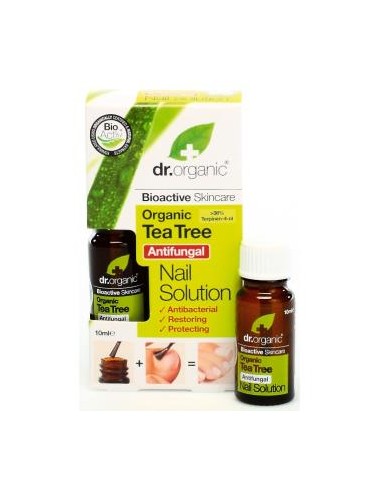 SOLUCION PARA UÑAS arbol del te organico 10ml. DR. ORGANIC