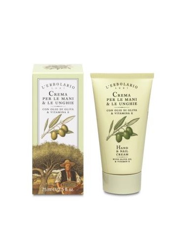 CREMA MANOS Y UÑAS aceite oliva 75ml. LERBOLARIO