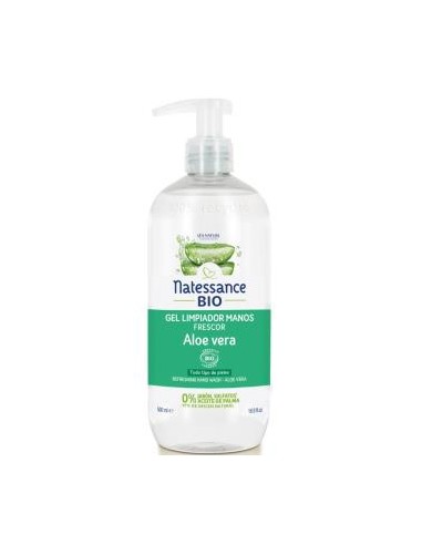 GEL ALOE VERA limpiador manos 500ml BIO NATESSANCE