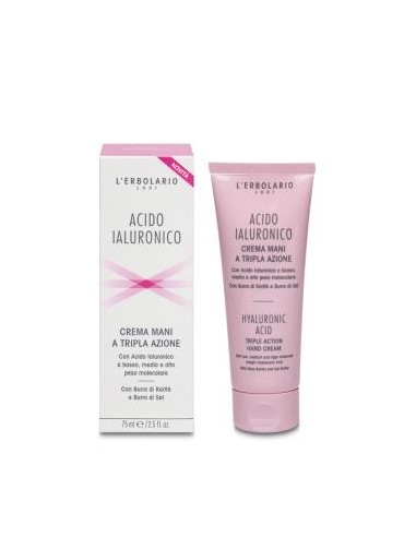 ACIDO HIALURONICO crema manos 75ml. LERBOLARIO