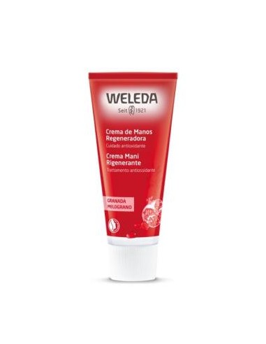 CREMA DE MANOS de granada regeneradora 50ml. WELEDA