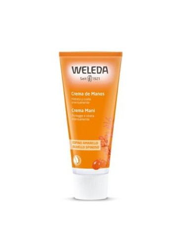 CREMA DE MANOS de espino amarillo hidratante 50ml. WELEDA