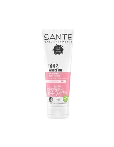 CREMA DE MANOS EXPRESS sensibles 75ml. BIO VEGAN SANTE NATURKOSMETIK