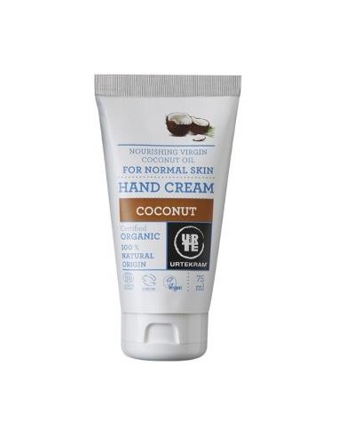 CREMA DE MANOS COCO 75ml. ECO VEGAN URTEKRAM