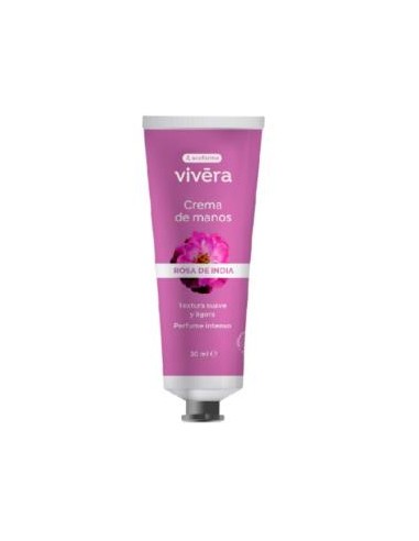 VIVERA CREMA DE MANOS rosa de india 30ml