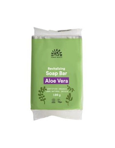 PASTILLA DE JABON de aloe 100gr. ECO VEGAN URTEKRAM