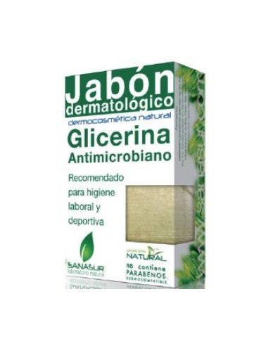 JABON GLICERINA antimicrobiano 100gr. SANASUR