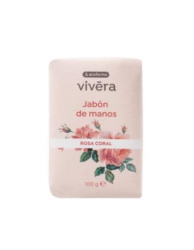 VIVERA JABON PASTILLA DE MANOS rosa coral 100gr