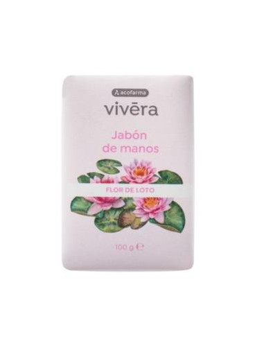 VIVERA JABON PASTILLA DE MANOS flor loto 100gr CD