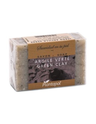 JABON NATURAL ARCILLA VERDE 100gr PLANTAPOL