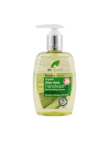 JABON EN GEL MANOS aloe vera organico 250ml. DR. ORGANIC