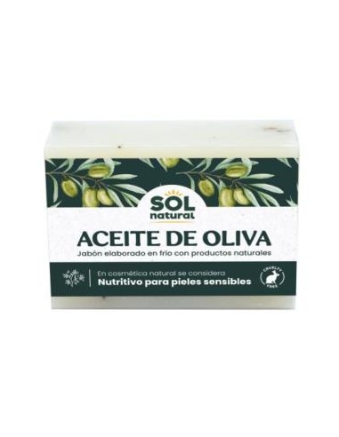 JABON EN PASTILLA de aceite de oliva 100gr. SOLNATURAL