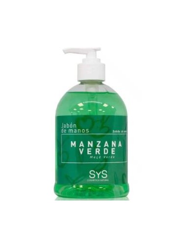 PACK JABON MANOS manzana verde 6x500ml. SYS