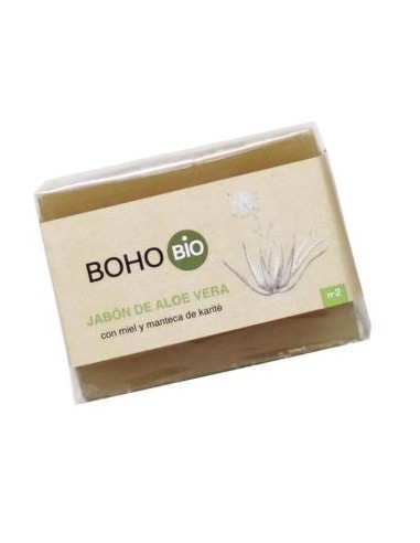 ALOE MIEL KARITE jabon pastilla 100g BIO BOHO