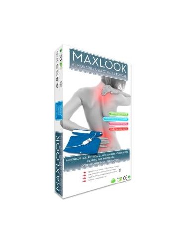 MAXLOOK ALMOHADILLA ELECTRIC 40x38cm cervical azul