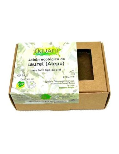 JABON EN PASTILLA de laurel (Alepo) 80gr. KIJANI