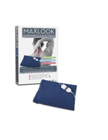 MAXLOOK ALMOHADILLA ELECTRICA 40x32cm lumbar azul