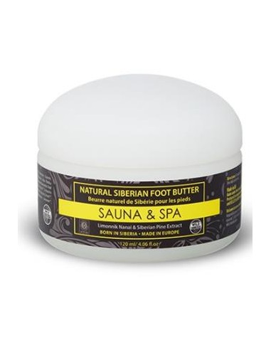 SAUNA&SPA manteca natural para pies 120ml. NATURA SIBERICA