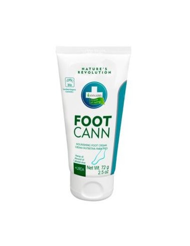 FOOTCANN crema nutritiva para pies 75ml. BIO ANNABIS