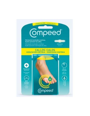 COMPEED CALLOS hidratacion continua 6ud.