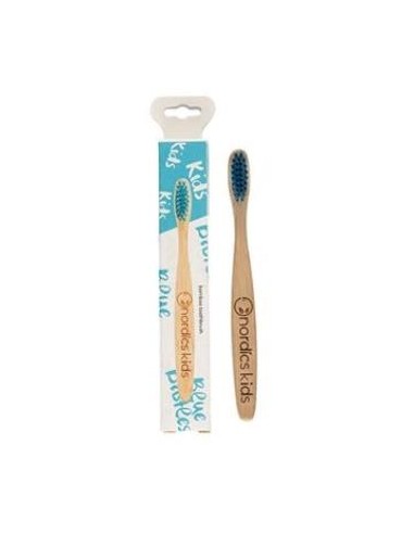 CEPILLO DENTAL BAMBU NIÑOS - azul NORDICS ORAL CARE