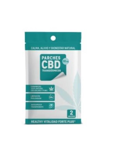 HEALTHY VITALIDAD FORTE PLUS parches CBD 2ud.