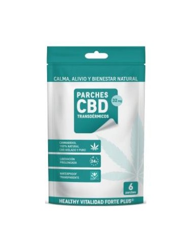 HEALTHY VITALIDAD FORTE PLUS parches CBD 6ud.