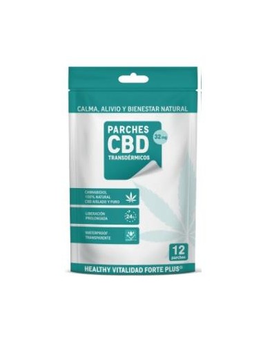 HEALTHY VITALIDAD FORTE PLUS parches CBD 12ud.