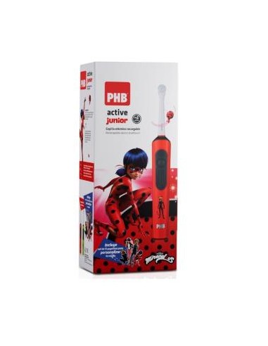 PHB CEPILLO ELEC JUNIOR LADYBUG +6 ANOS ROJO