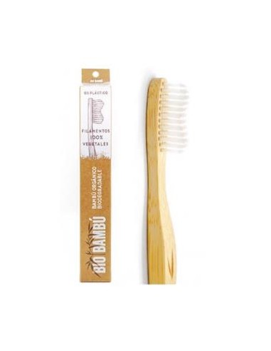 CEPILLO DENTAL BAMBU ZERO adultos suave-medio 1ud. BIOBAMBU