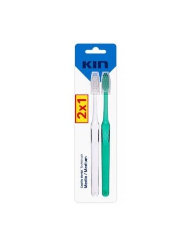 CEPILLO DENTAL KIN AD MEDIO PROMO 2x1